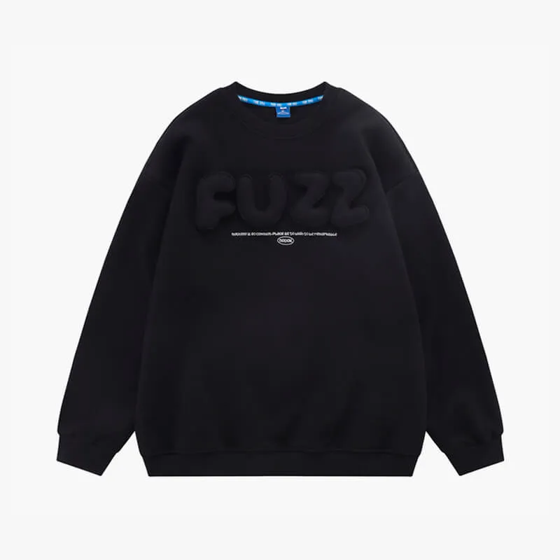 3D Letters Fuzz Pink Sweatshirt