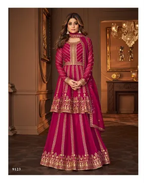 AASHIRWAD NIHARIKA DESIGNER REAL GEORGETTE SUIT