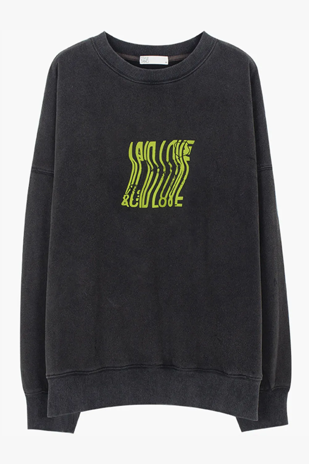 Acid Love Washed Gray Sweatshirt
