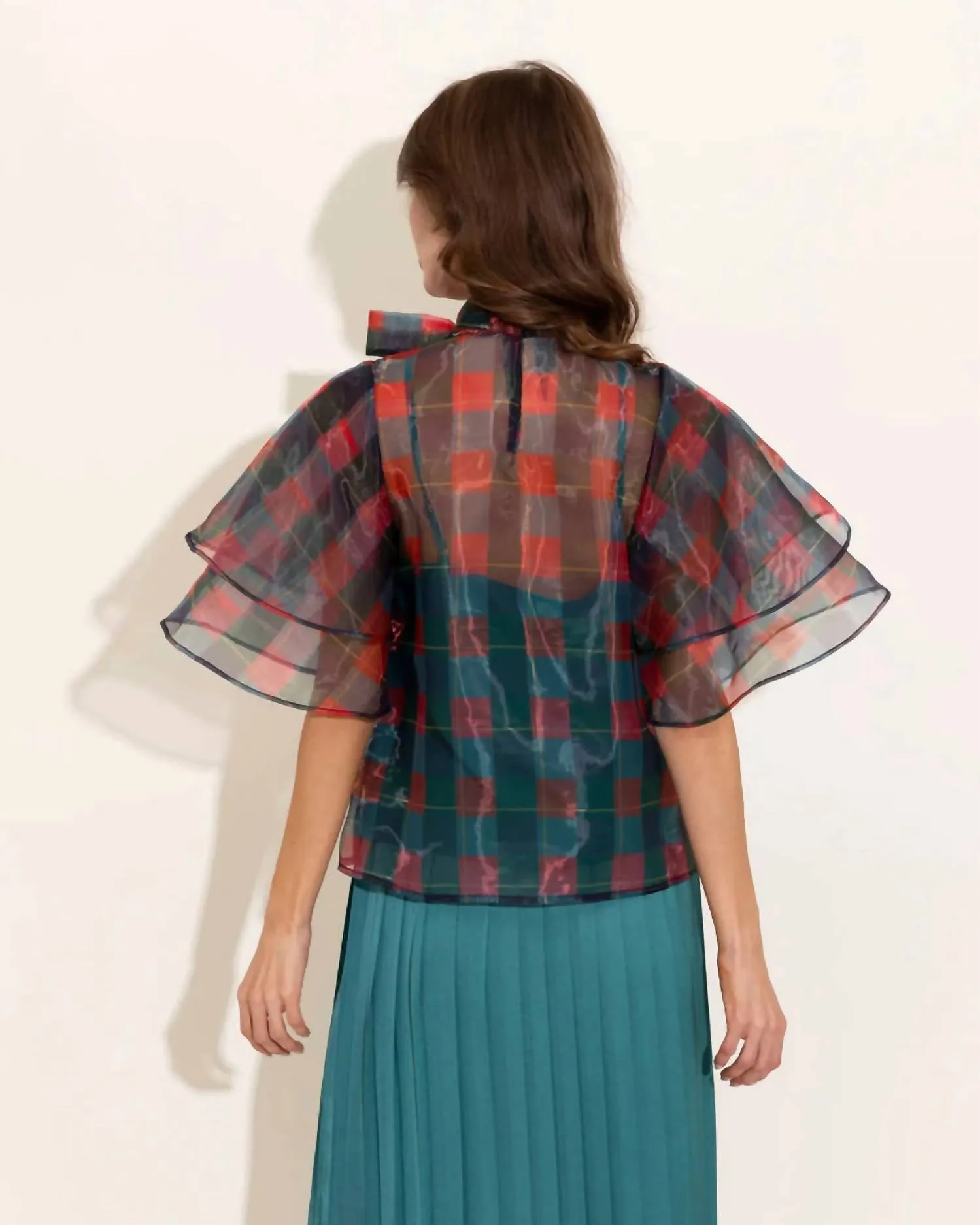 Alden Adair - Holiday Plaid Heddy Top