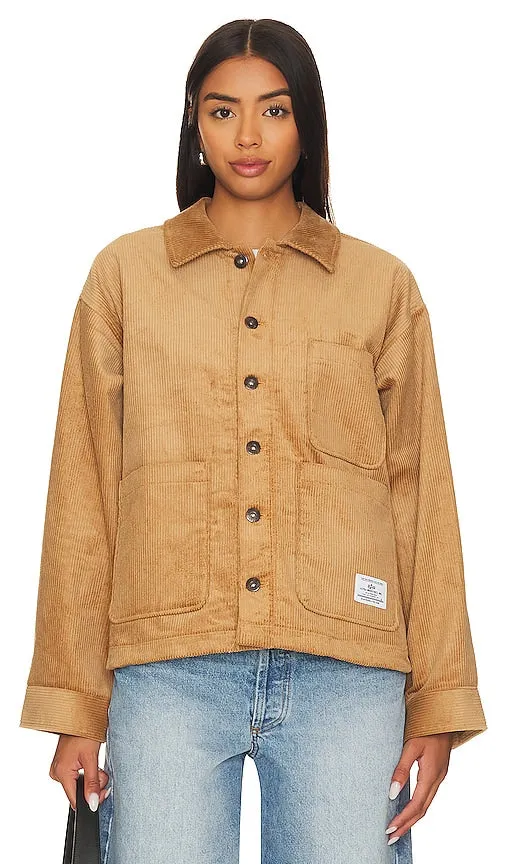 ALPHA INDUSTRIES Chore Coat in Brown