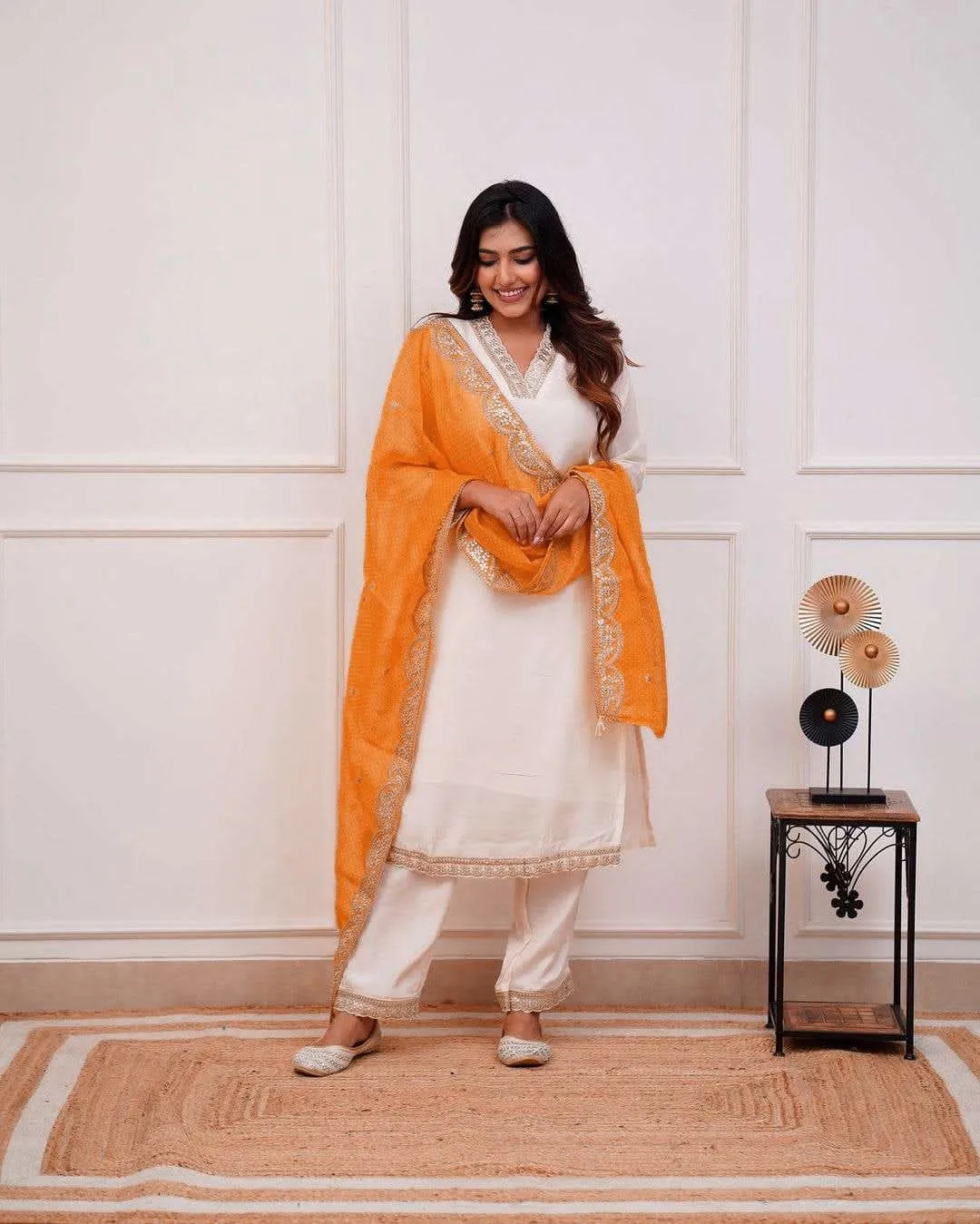 Beautiful Designer Heavy Banana Cotton Salwar Suit