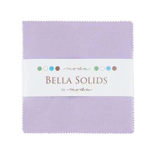 Bella Solids Charm Pack Lilac