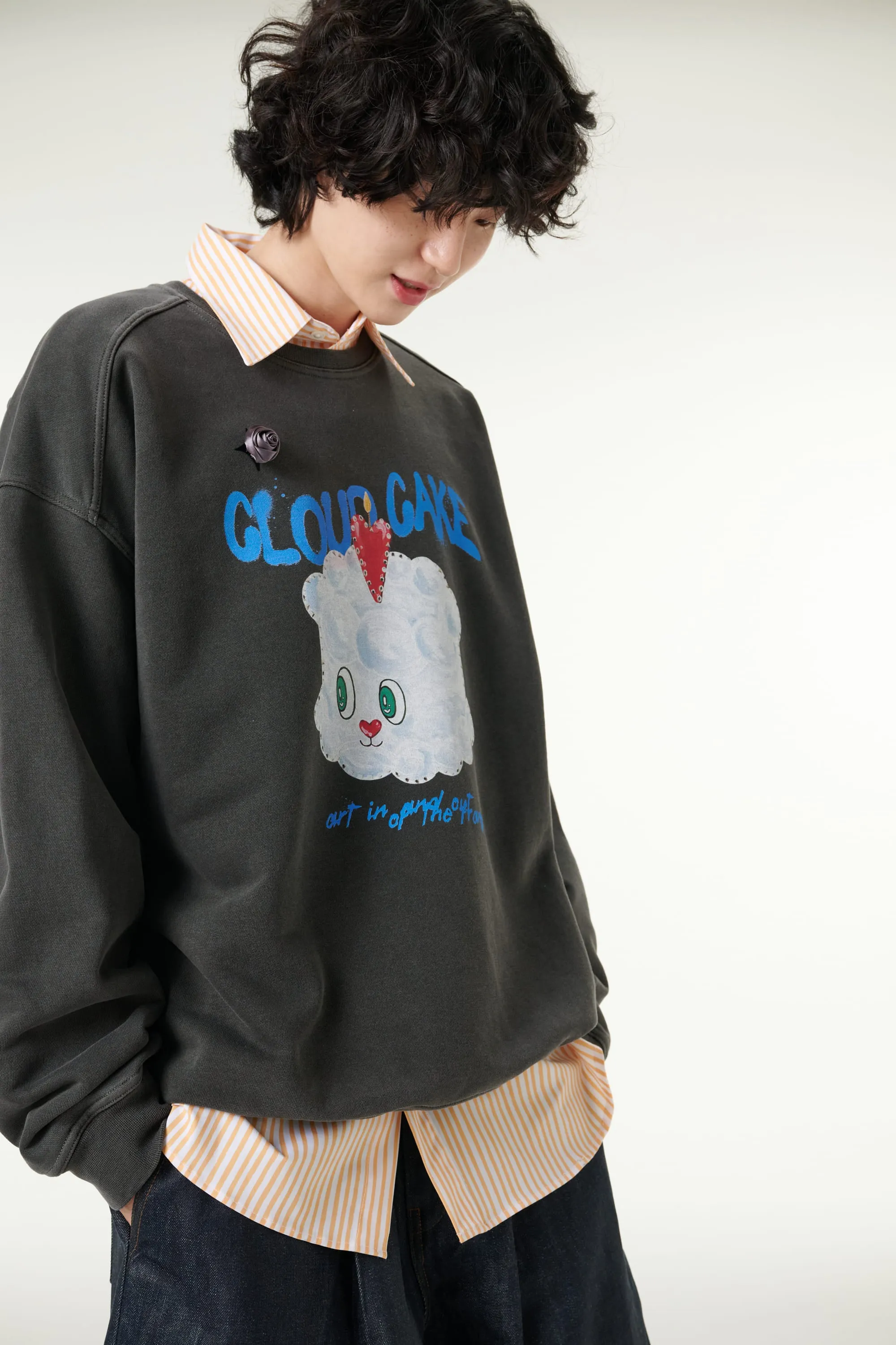 [CLOUD CAKE] Fashion Cloud Cake Sweatshirts Casual Tops Unisex