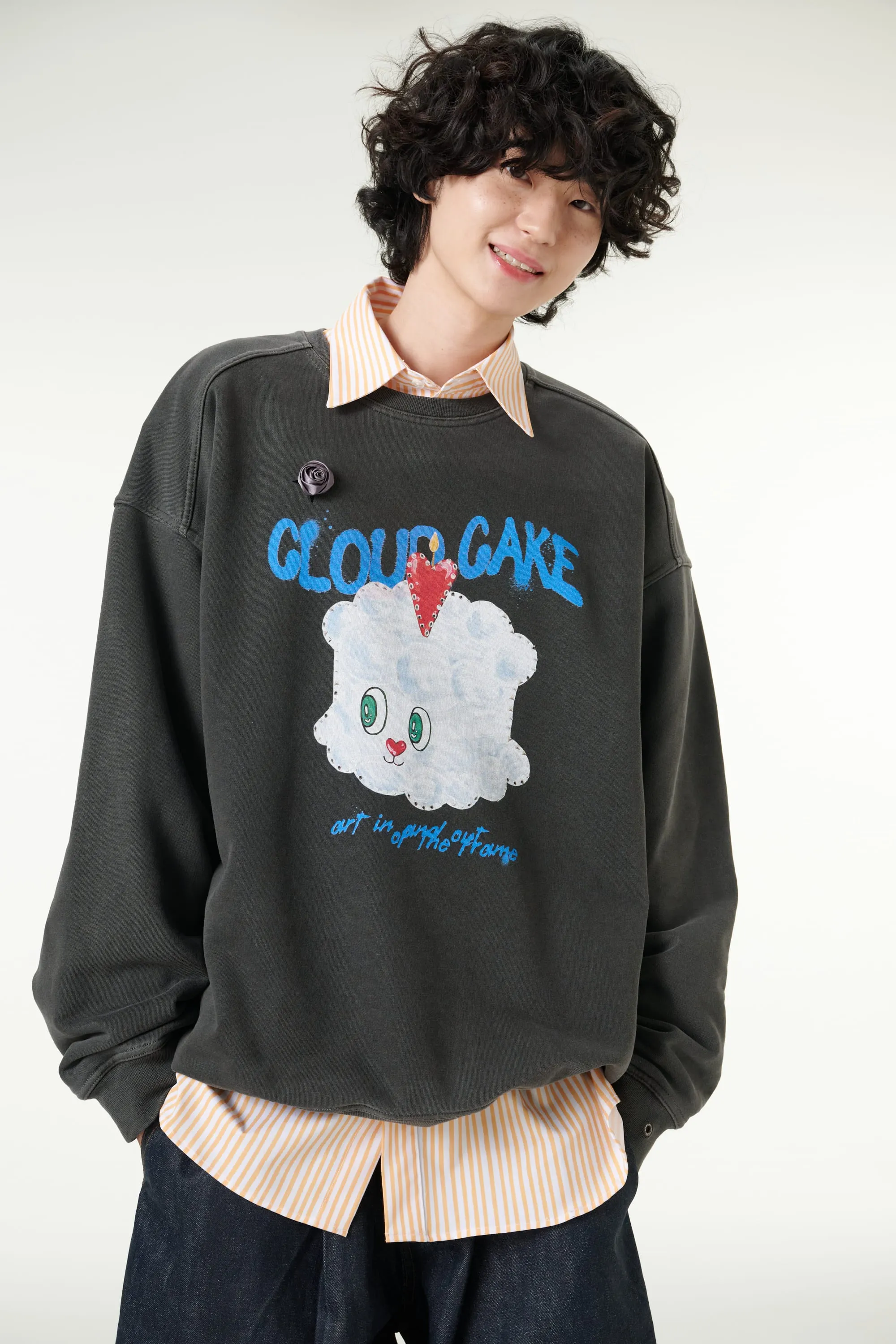 [CLOUD CAKE] Fashion Cloud Cake Sweatshirts Casual Tops Unisex
