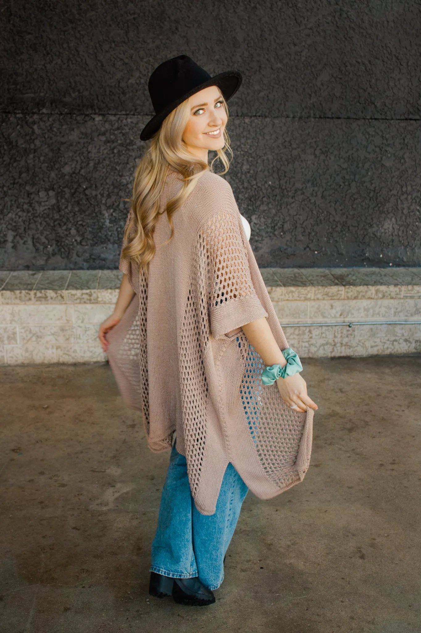 Coastline Cover-Up Knitting Pattern