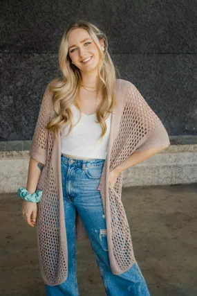 Coastline Cover-Up Knitting Pattern