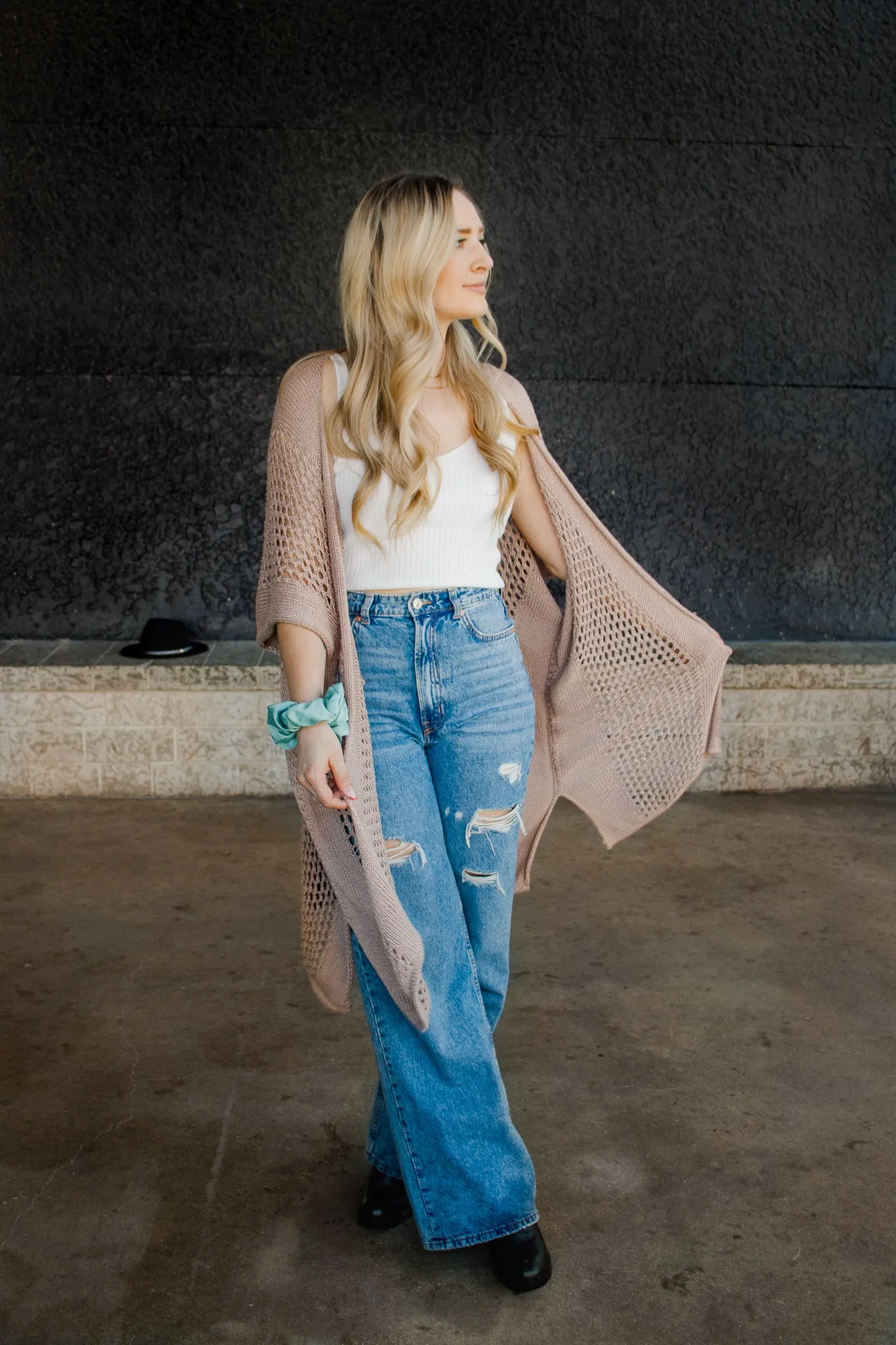 Coastline Cover-Up Knitting Pattern