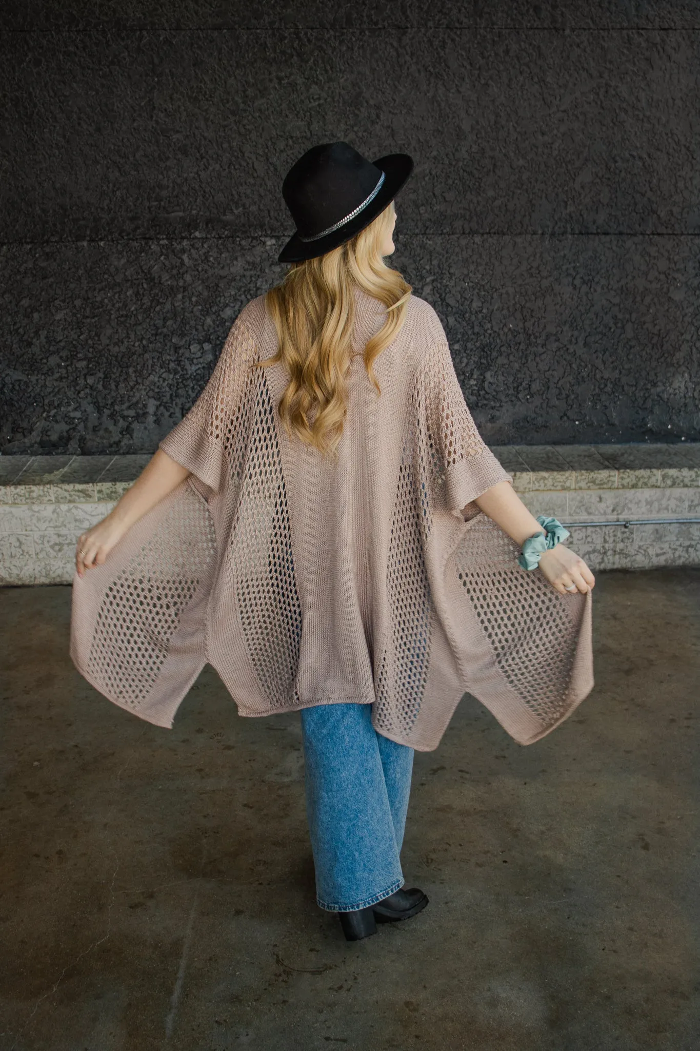 Coastline Cover-Up Knitting Pattern