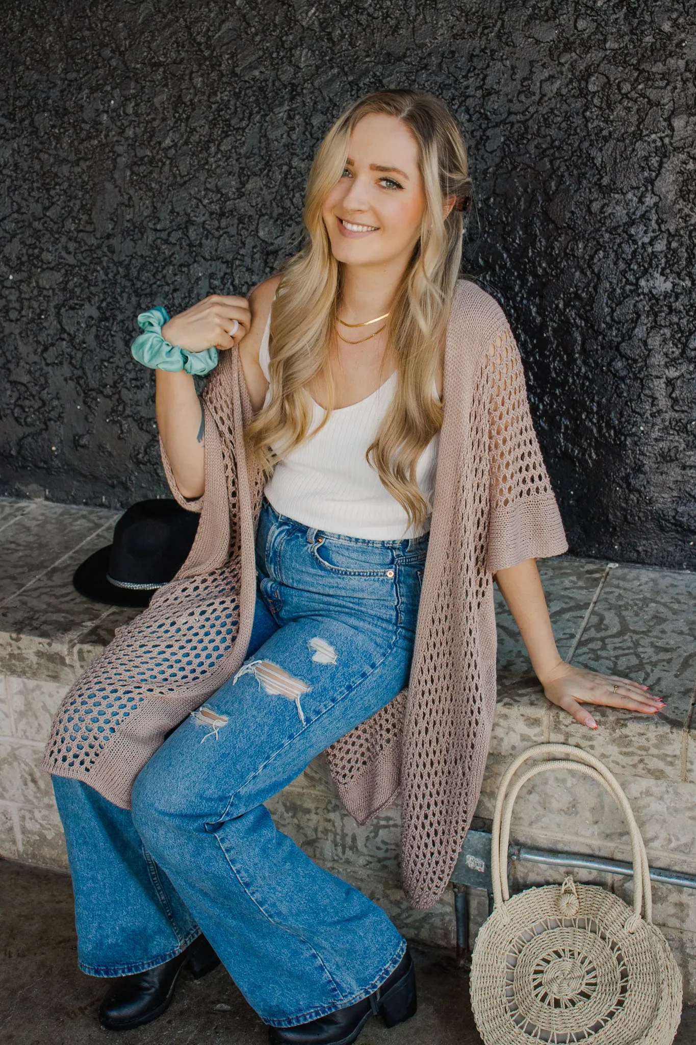 Coastline Cover-Up Knitting Pattern