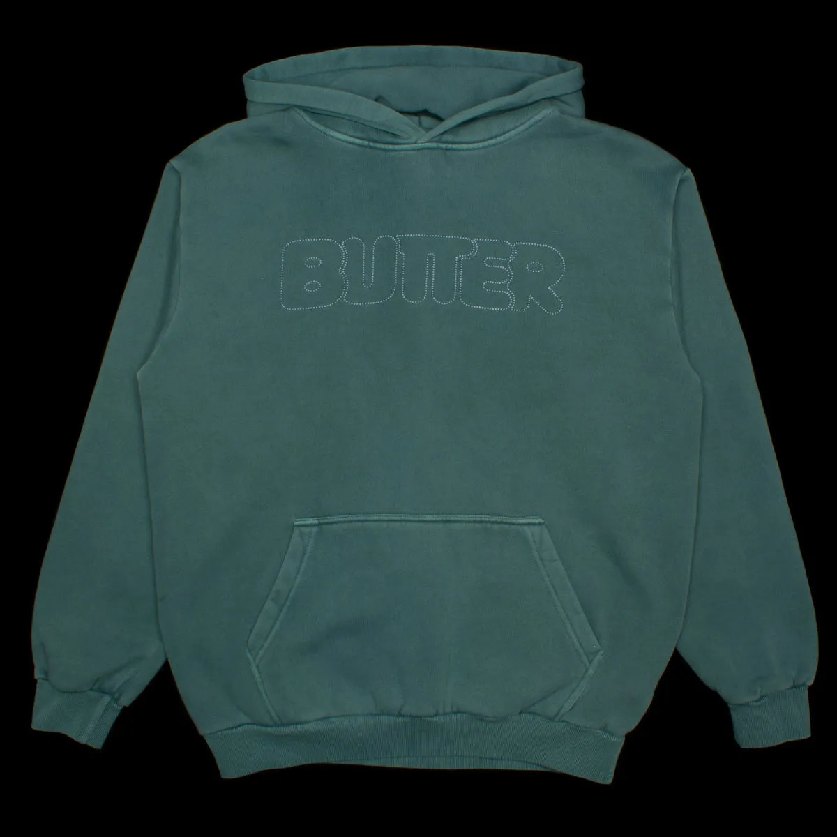 Distressed Dye Pullover Hood