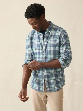 Faherty Brand Coastline Knit Shirt in Holbrook Island Plaid
