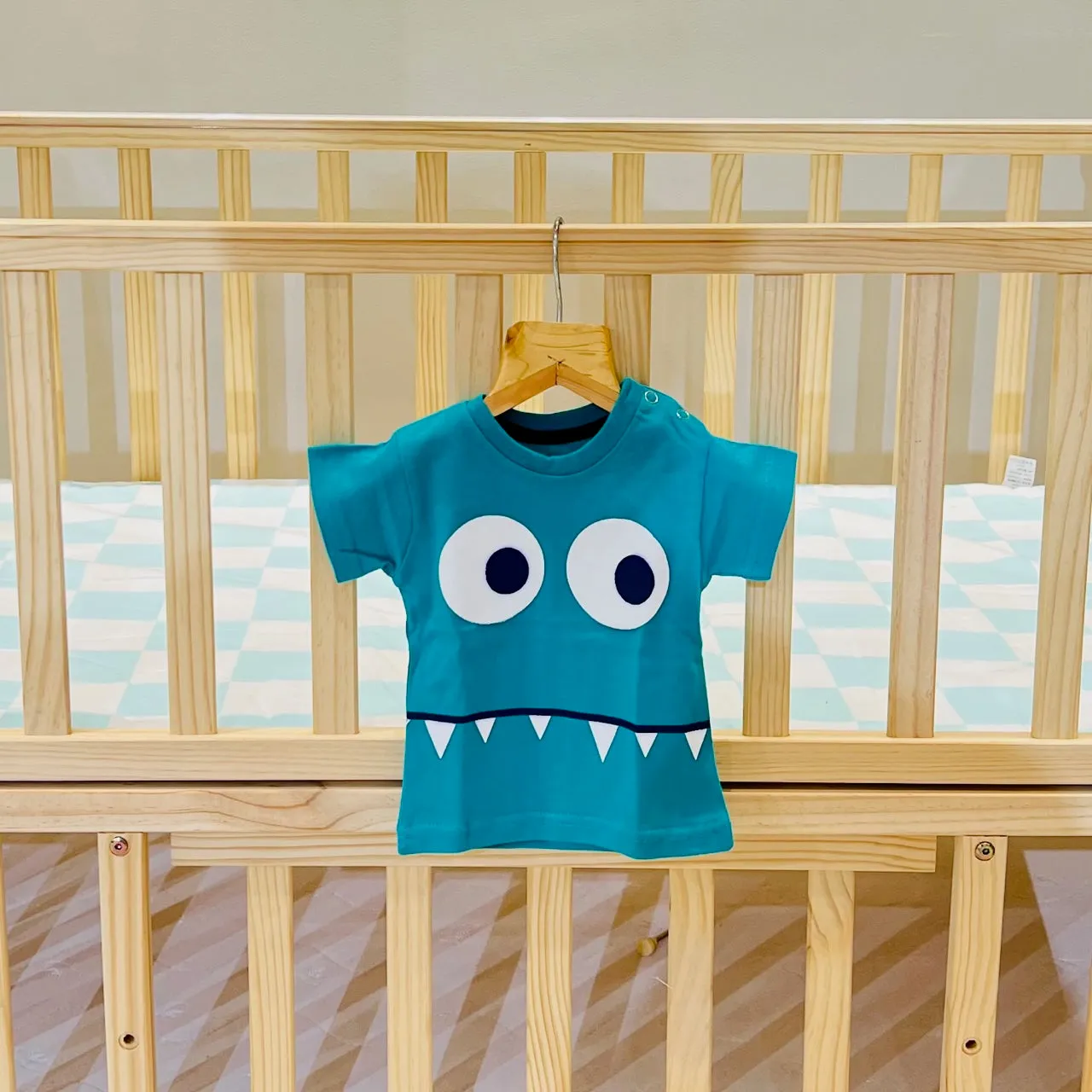 Fareto Baby Boy's & Baby Girl's Half Sleeves T-Shirt | Daily Wear T-Shirts(Pack of 6)(0- 4 Months)