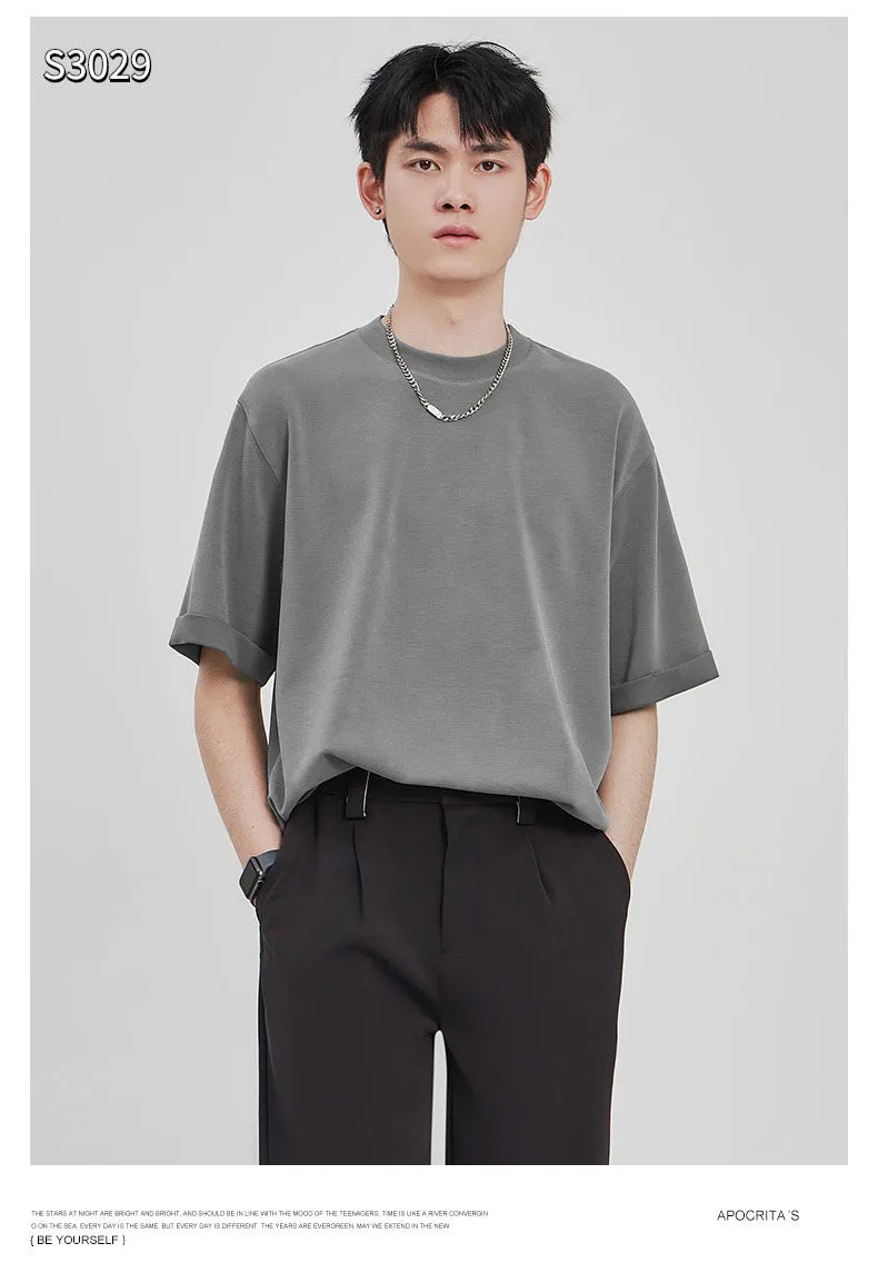 Grey Basic Oversize Tee Gracell Material - 3029