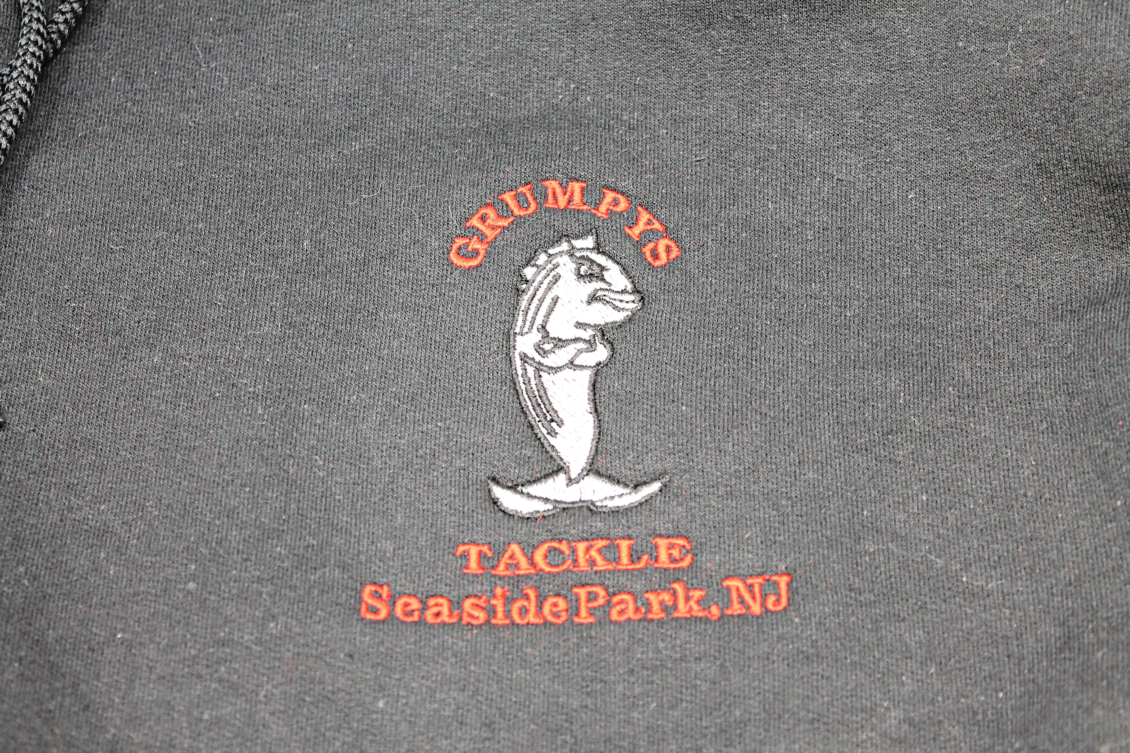 Grumpys Embroidered Hoodie Sweatshirt