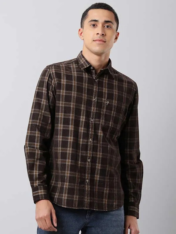 Men Checked Full Sleeve Cotton Shirt