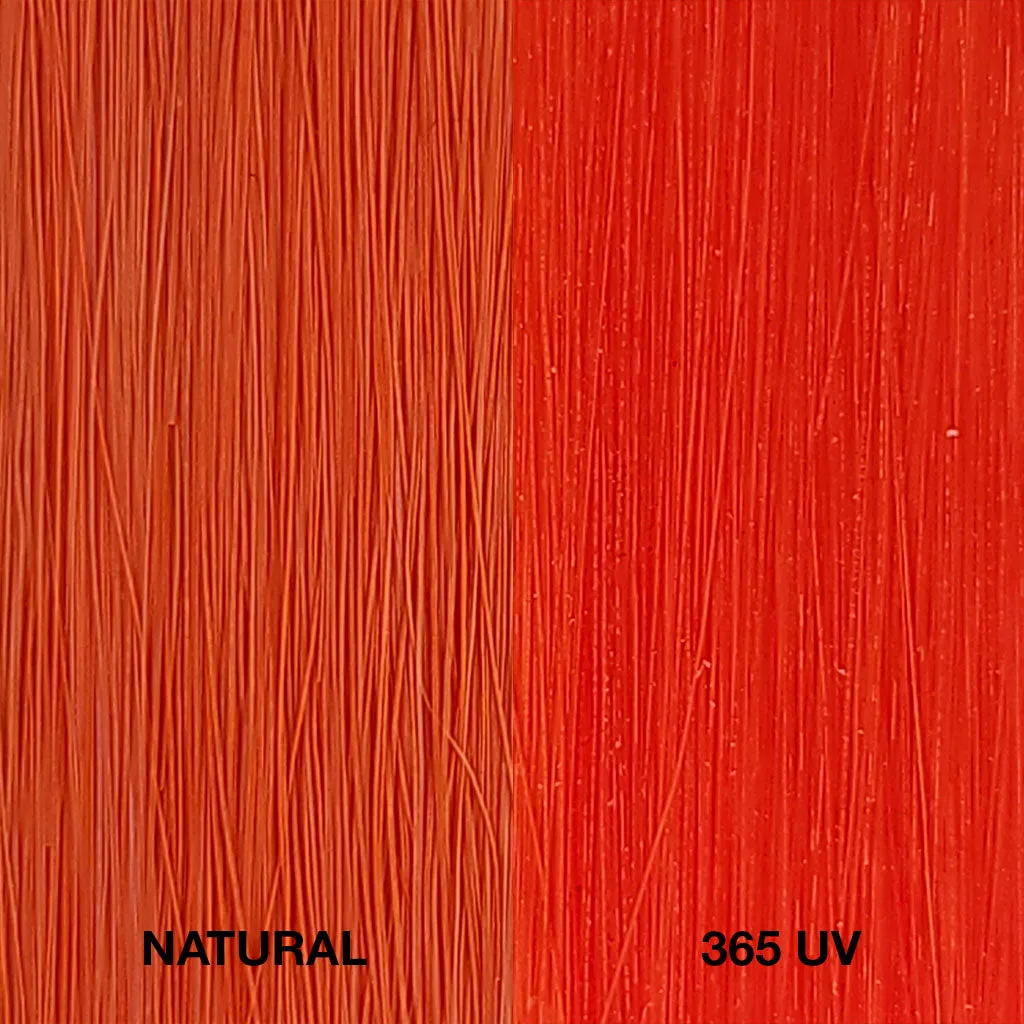 Neon Orange Semi-Perm Hair Color