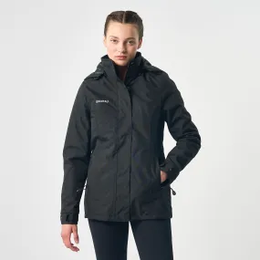 Omnitau Women's Team Sports Breathable Sideline Jacket - Black