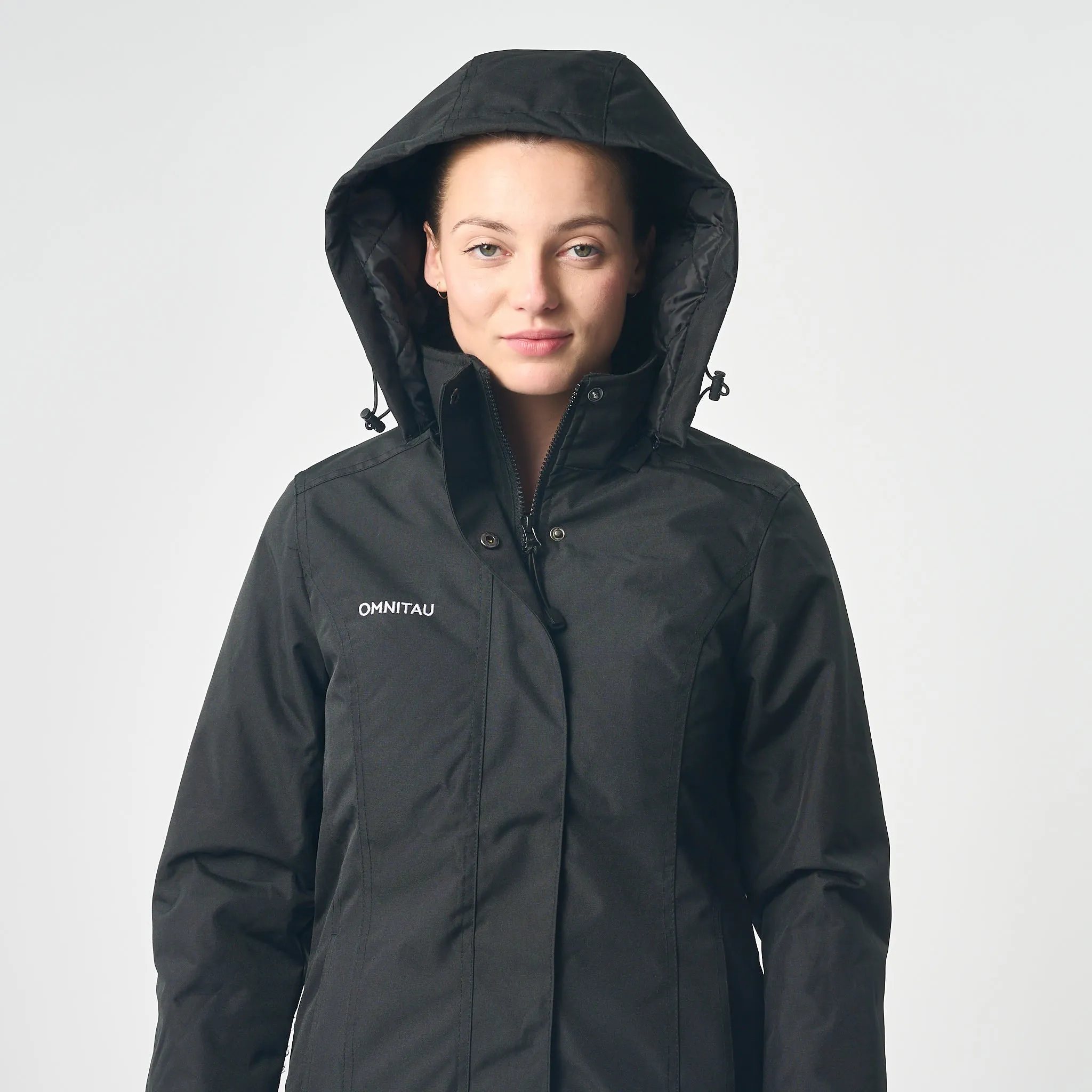 Omnitau Women's Team Sports Breathable Sideline Jacket - Black