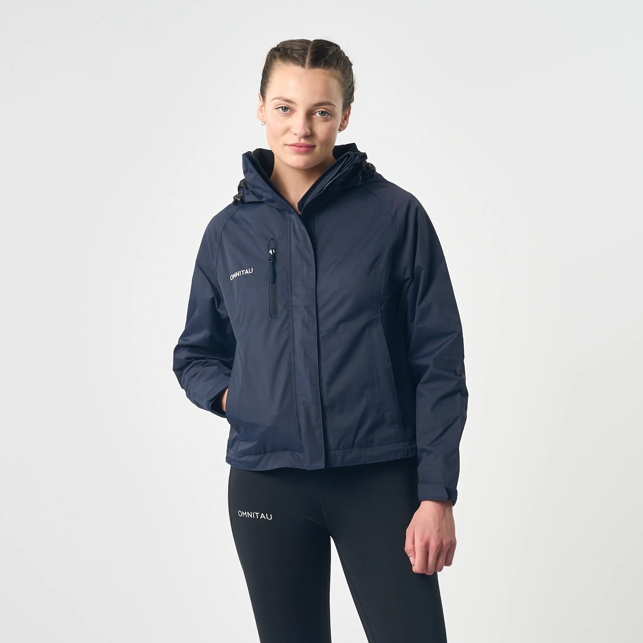 Omnitau Women's Team Sports Breathable Sideline Jacket - Navy