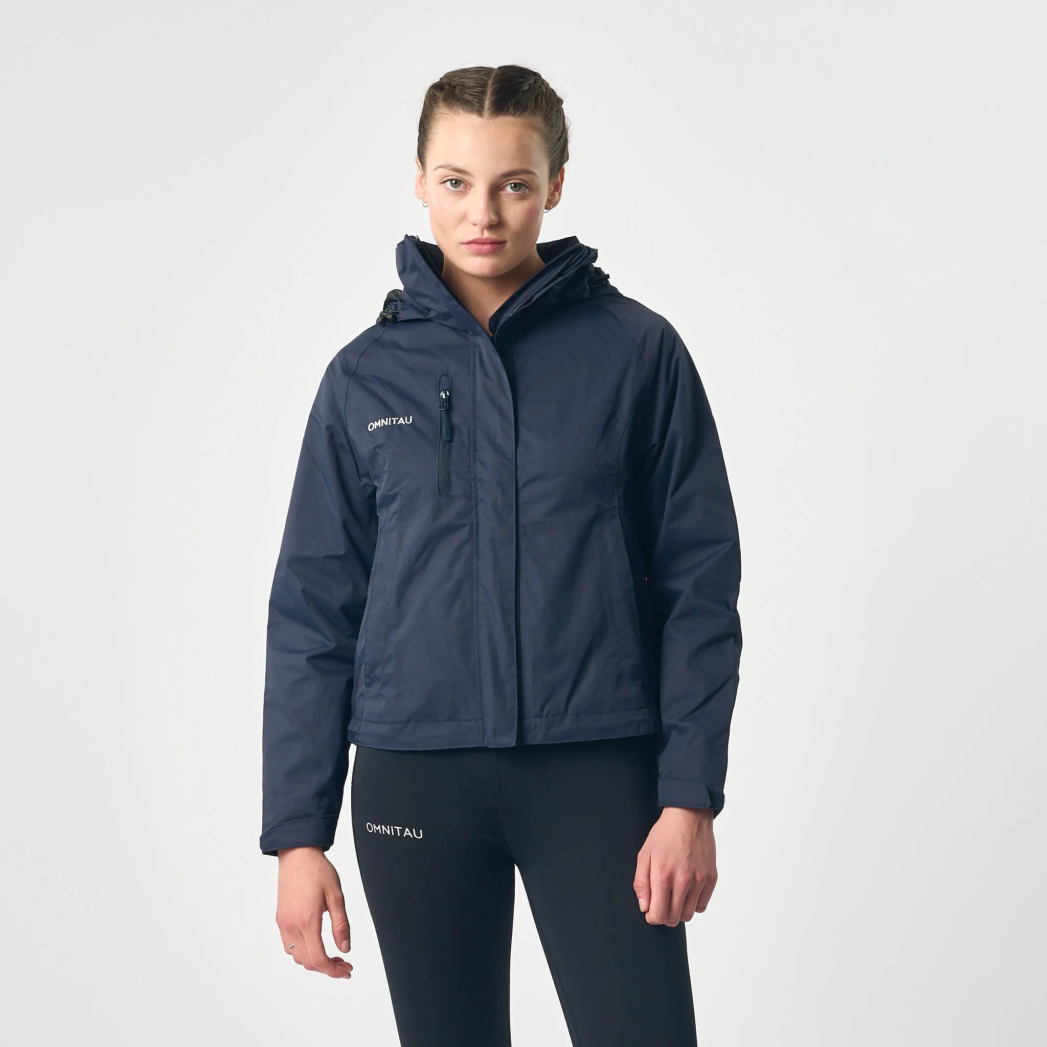 Omnitau Women's Team Sports Breathable Sideline Jacket - Navy