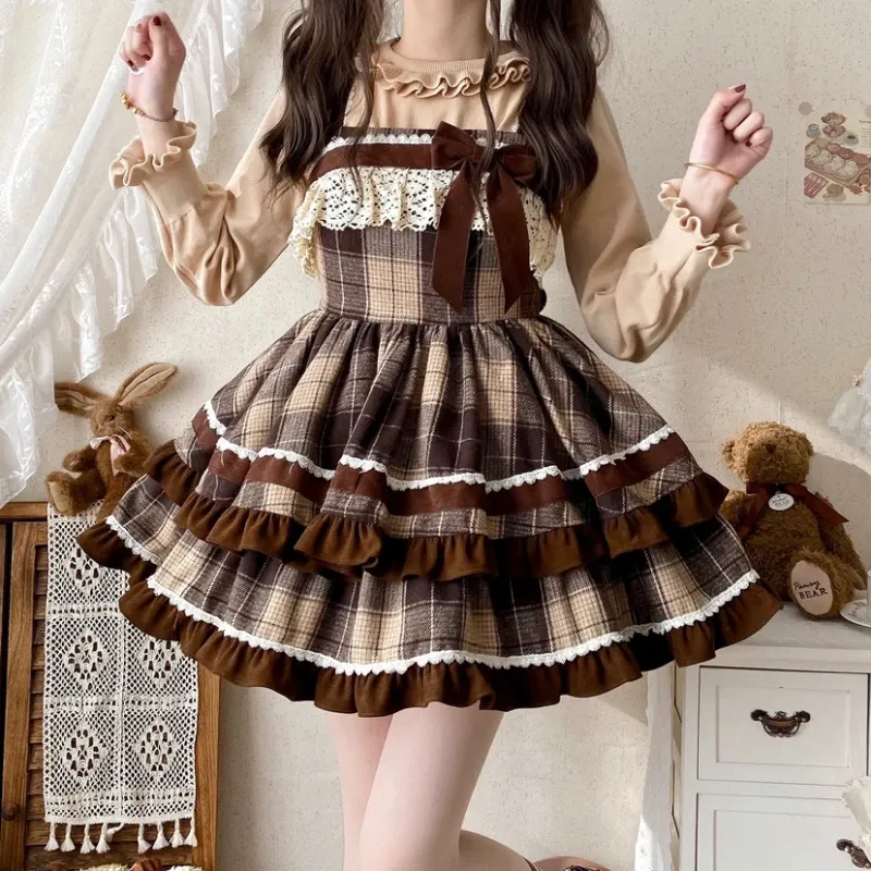Plaid Lovers Kawaii Dress