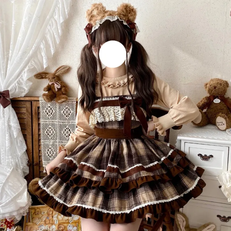 Plaid Lovers Kawaii Dress
