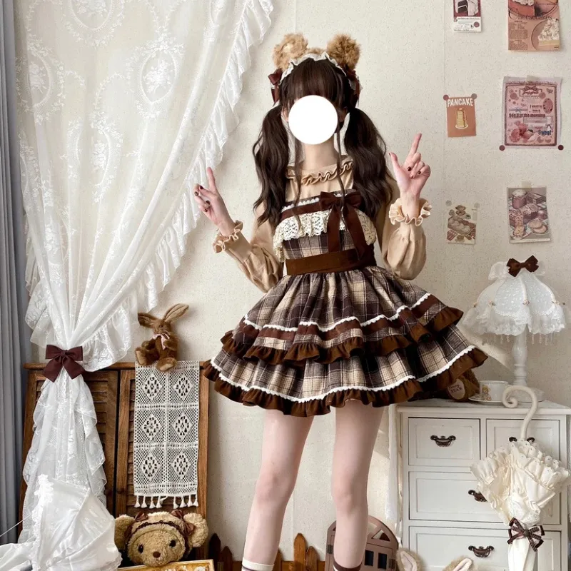 Plaid Lovers Kawaii Dress