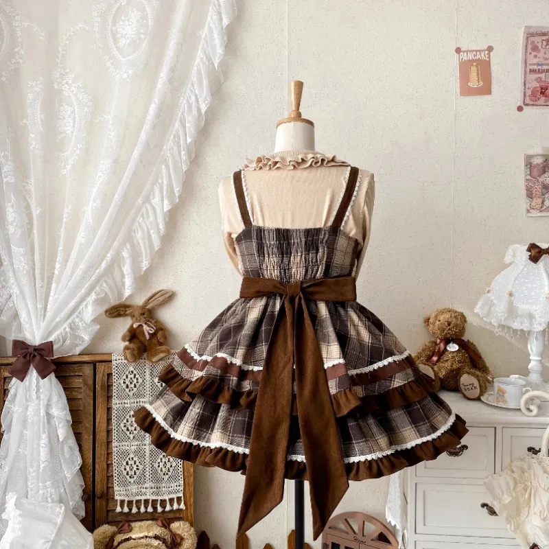 Plaid Lovers Kawaii Dress