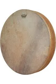 Remo Tar, Frame Drum, SKYNDEEP® Fixed Goat Brown Graphic, 18" x 3"