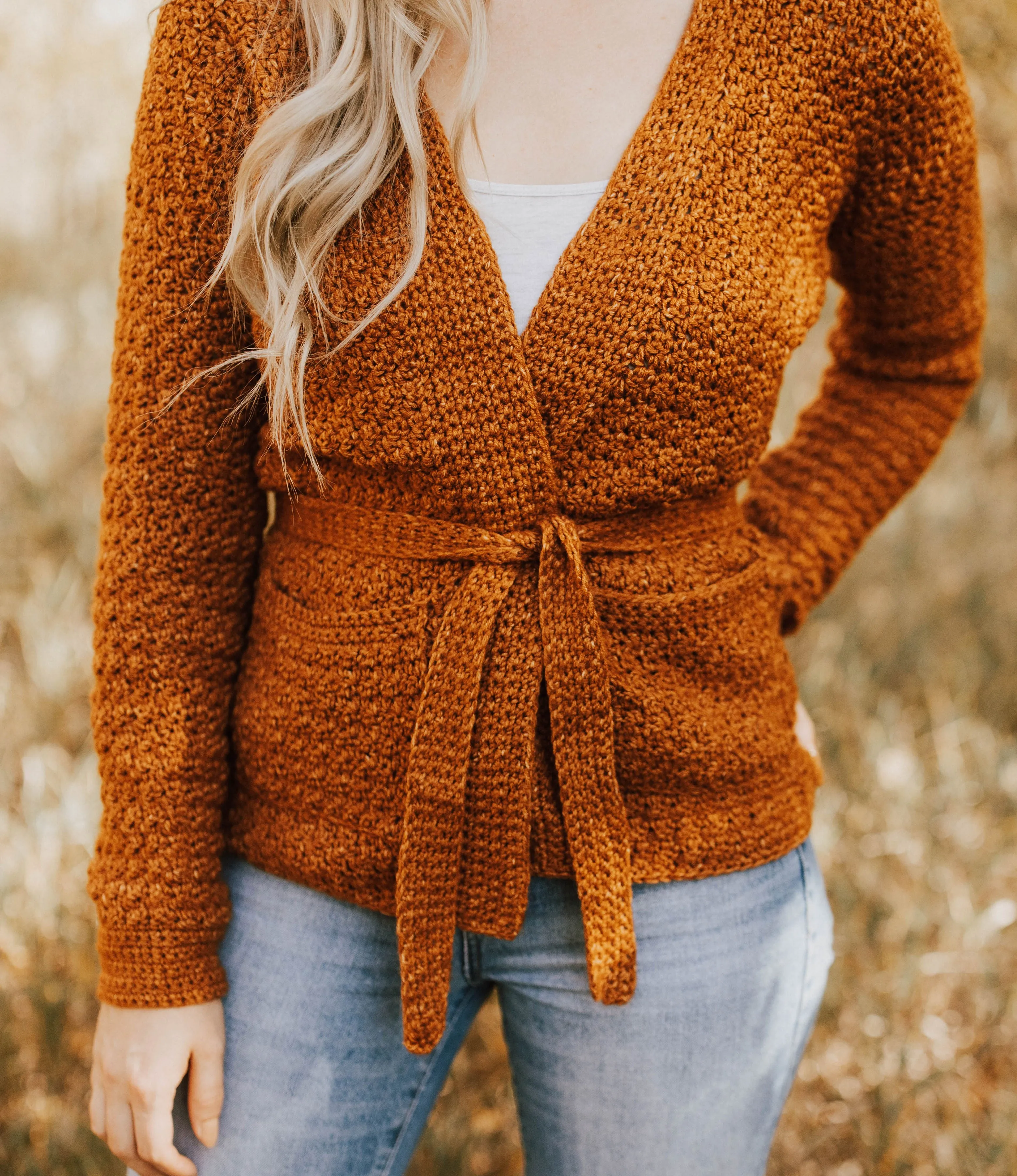 Rosebud Cardigan Crochet Pattern