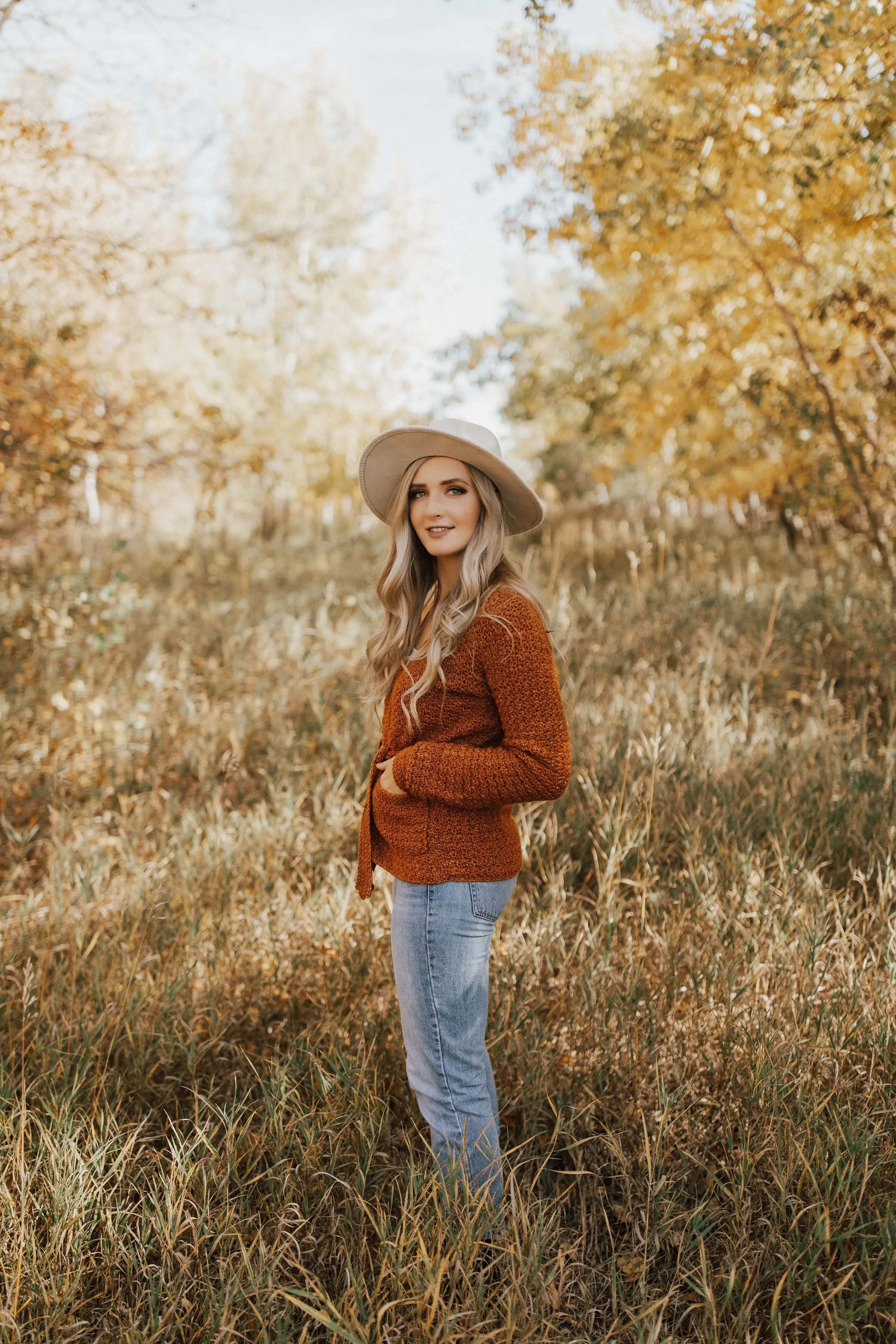 Rosebud Cardigan Crochet Pattern
