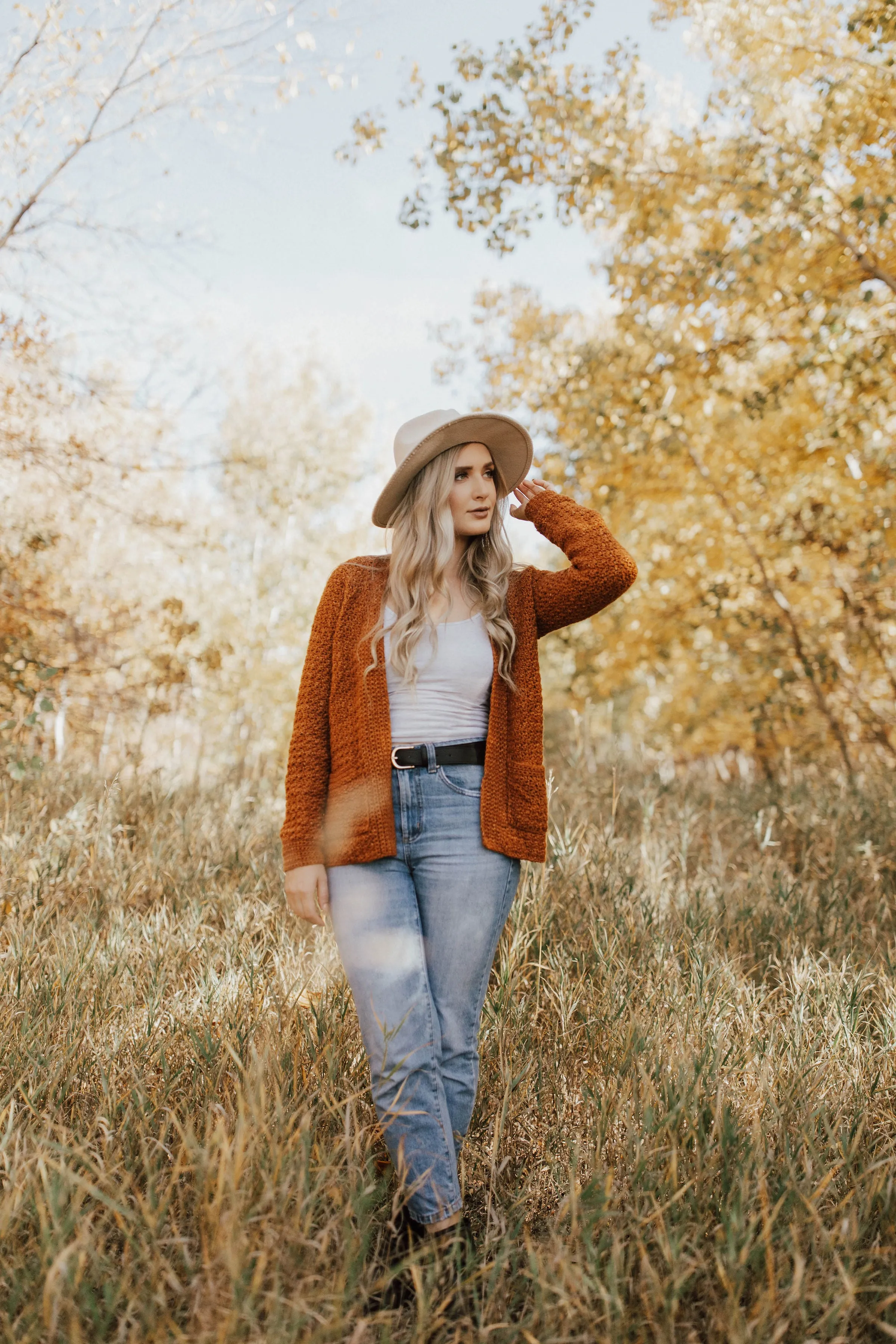 Rosebud Cardigan Crochet Pattern