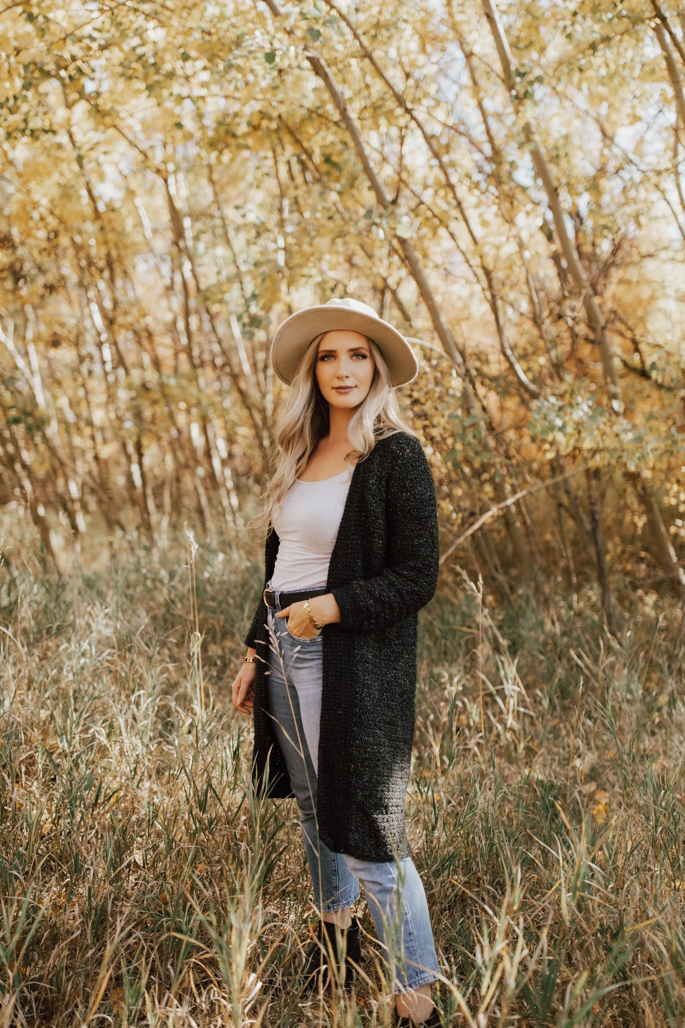 Rosebud Cardigan Crochet Pattern
