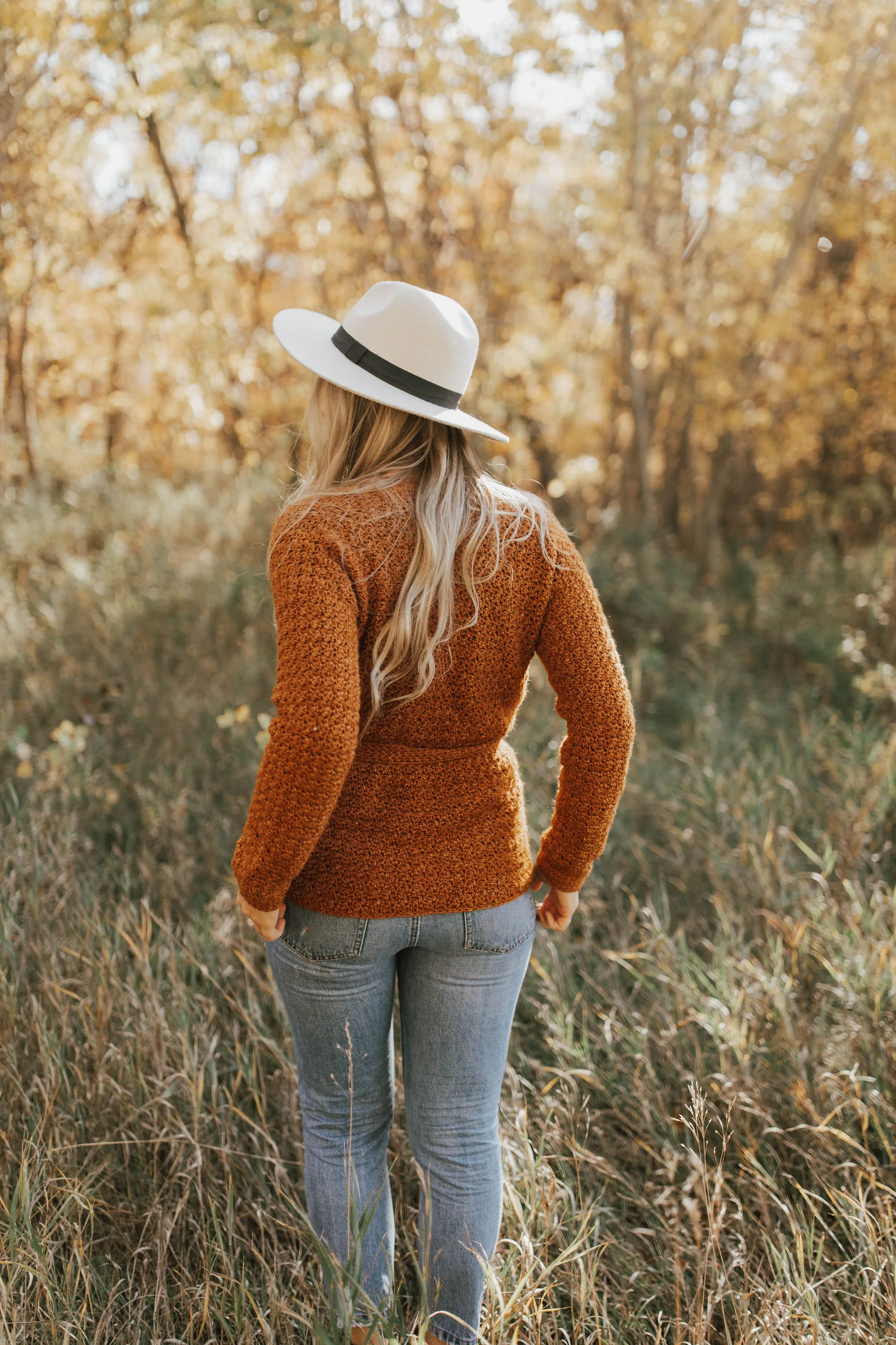 Rosebud Cardigan Crochet Pattern