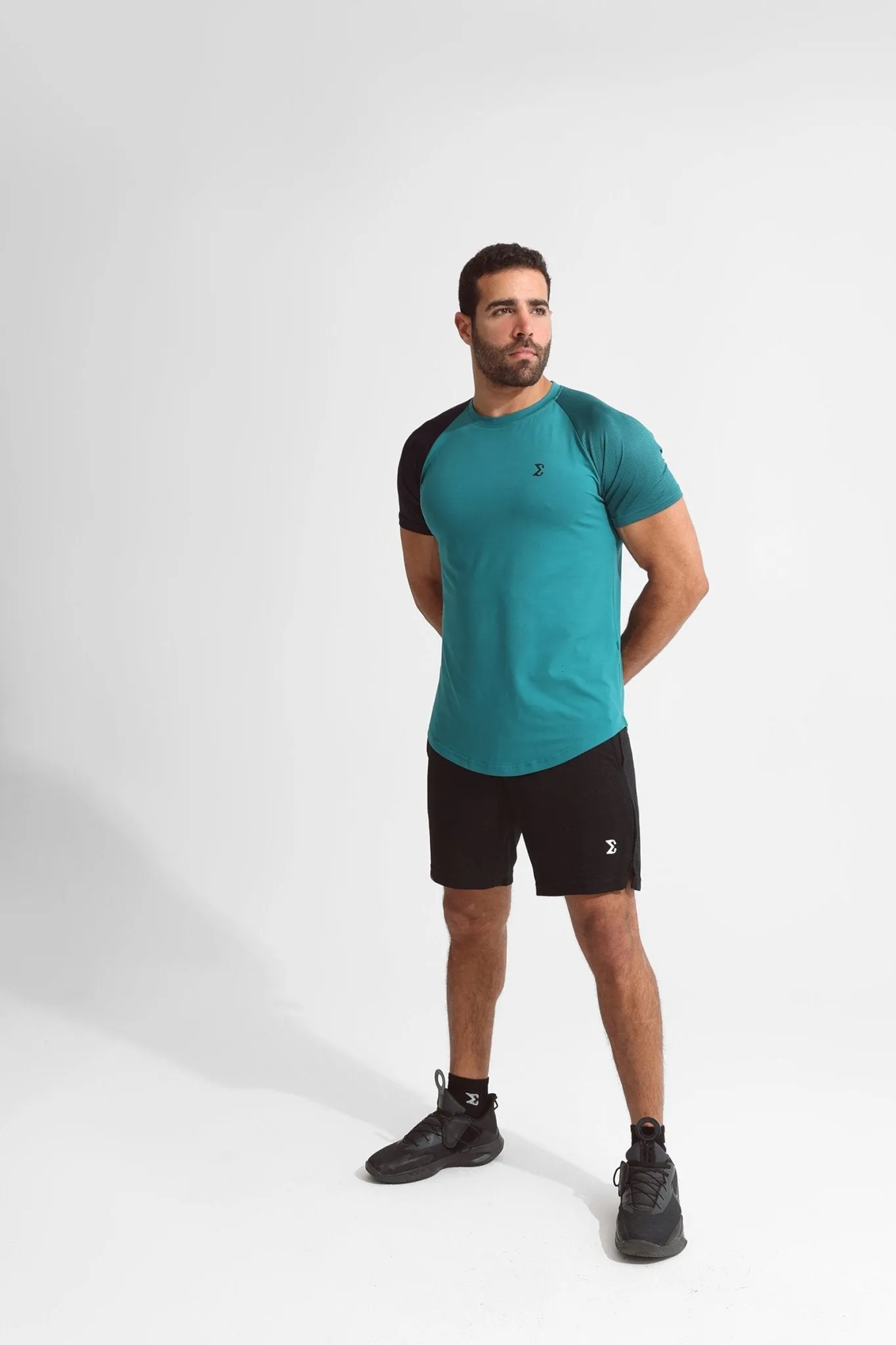 Shaded Spruce Basic Raglan Tee