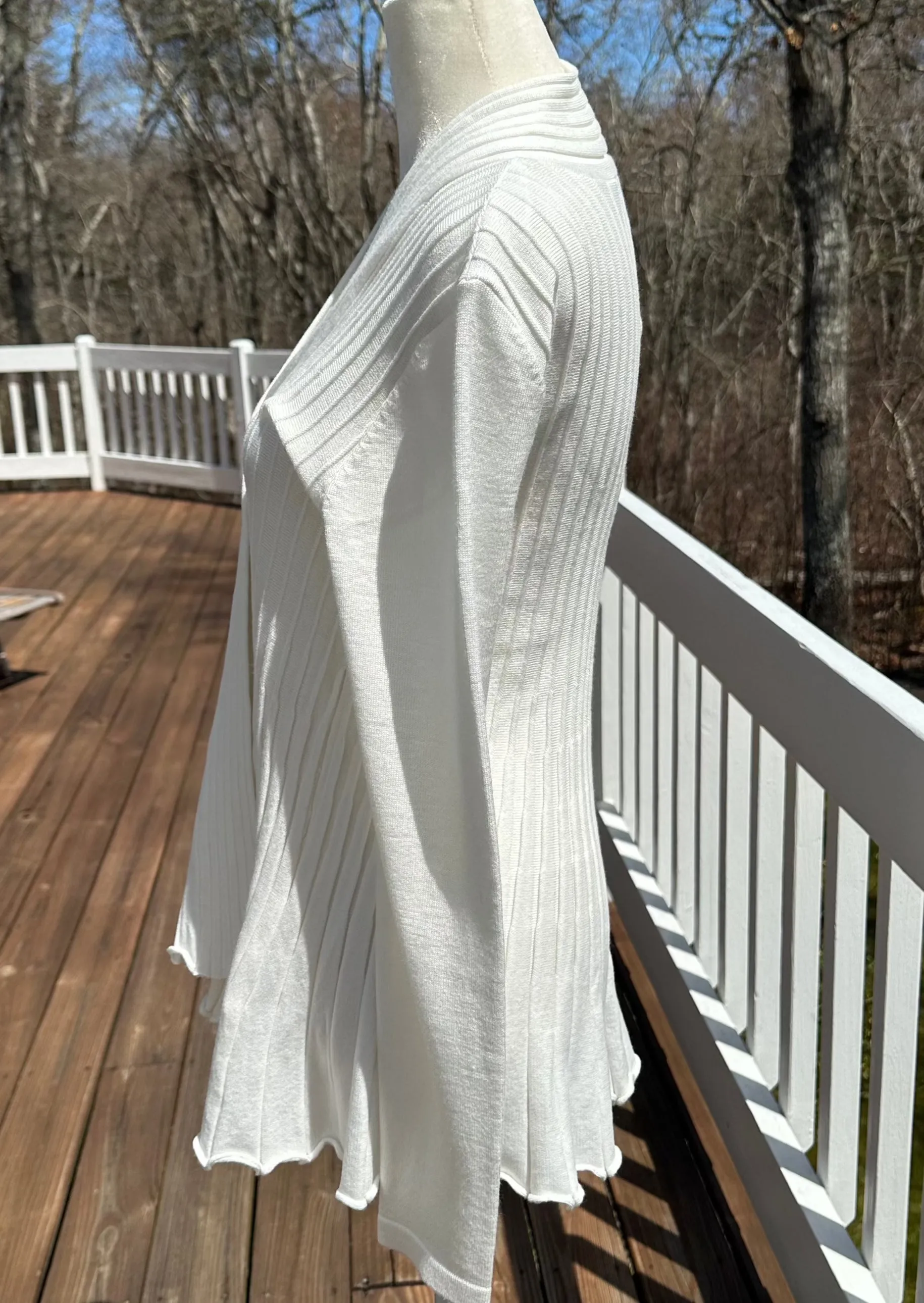 Sunday Ribbed Cardigan Sweater