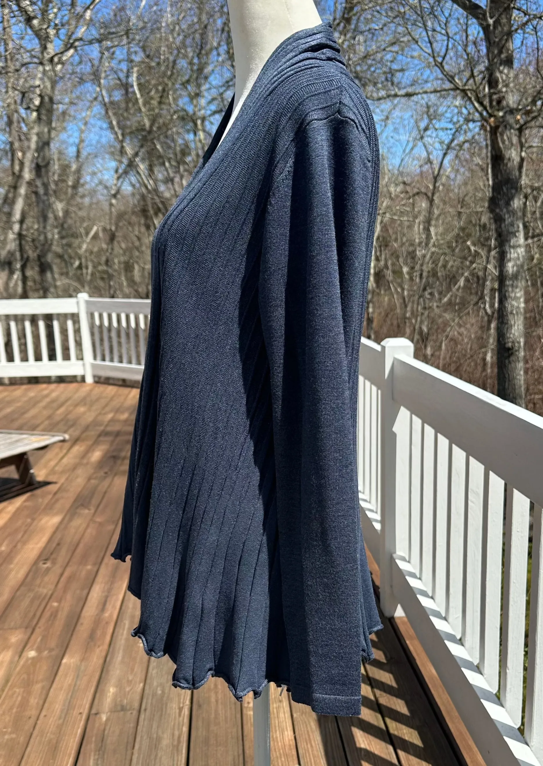 Sunday Ribbed Cardigan Sweater