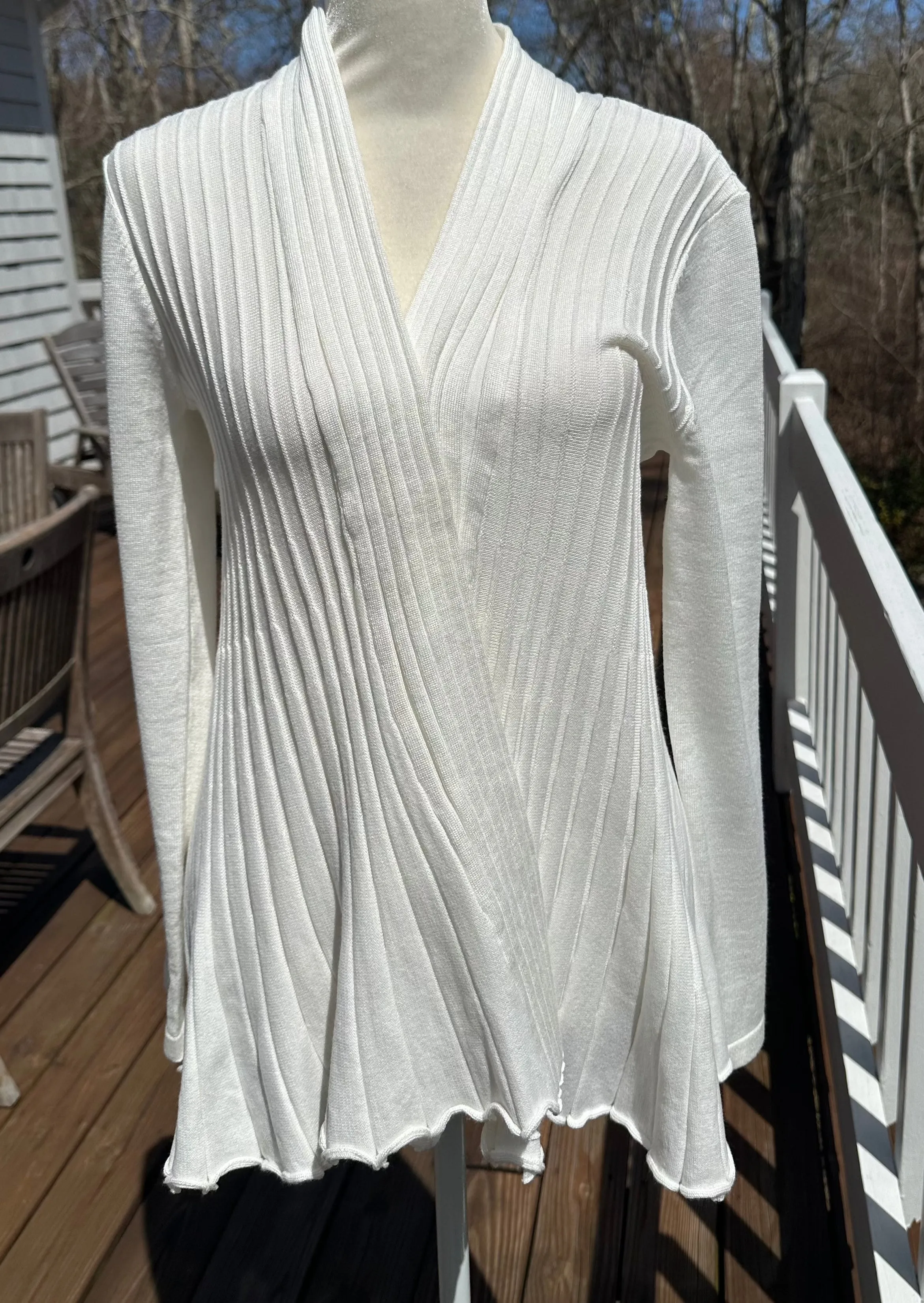 Sunday Ribbed Cardigan Sweater