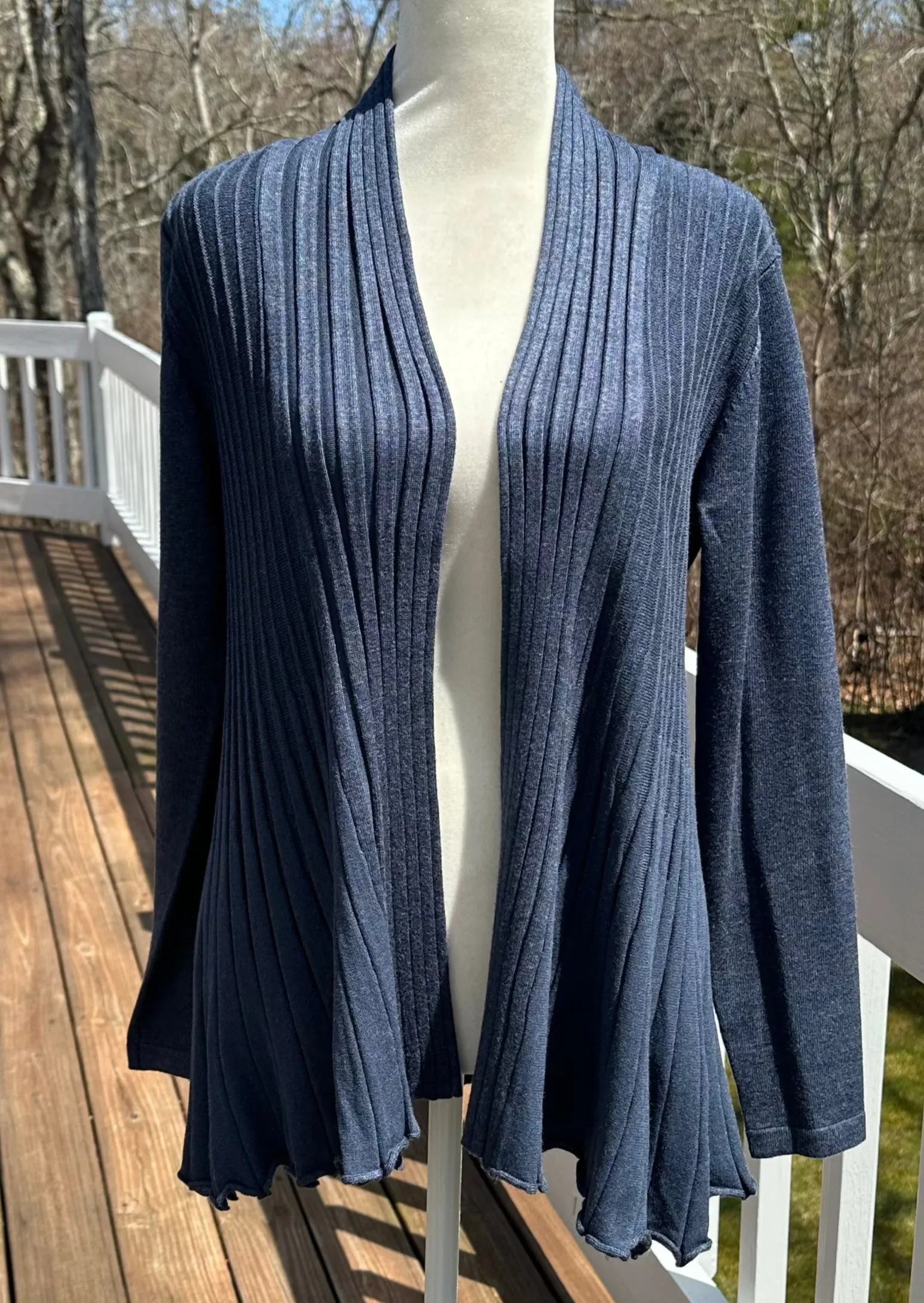 Sunday Ribbed Cardigan Sweater