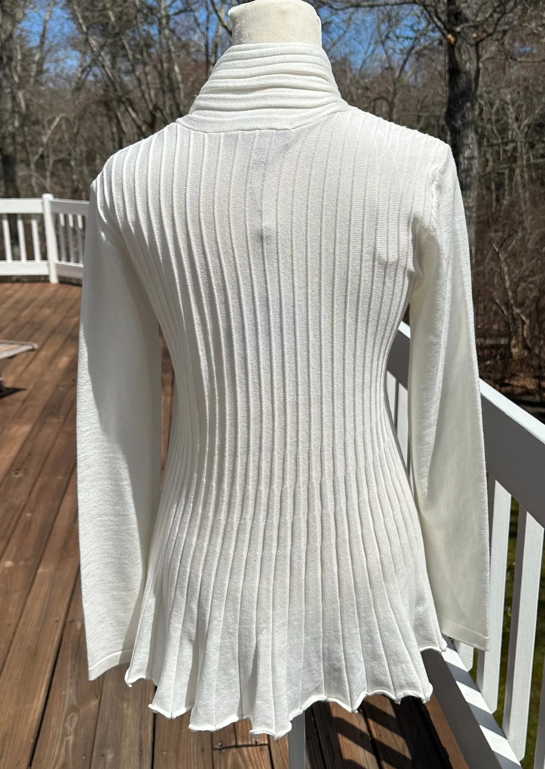 Sunday Ribbed Cardigan Sweater