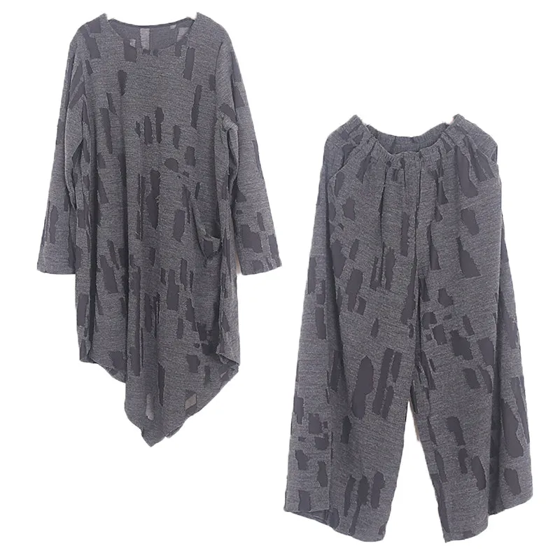 Women Summer Suits Loose Women Wide Legs ATM962329