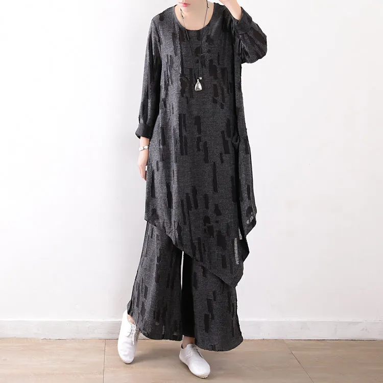 Women Summer Suits Loose Women Wide Legs ATM962329